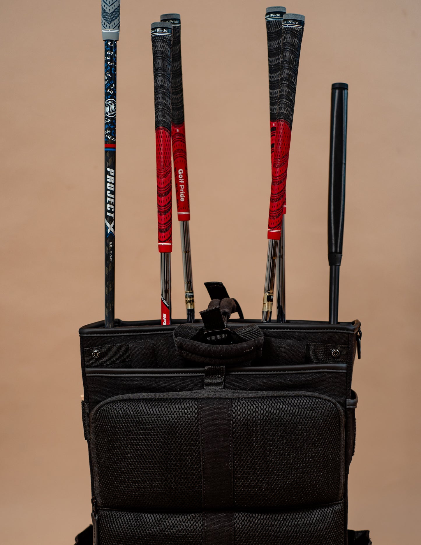 lowercase golf bag