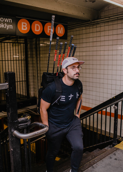 lowercase golf backpack