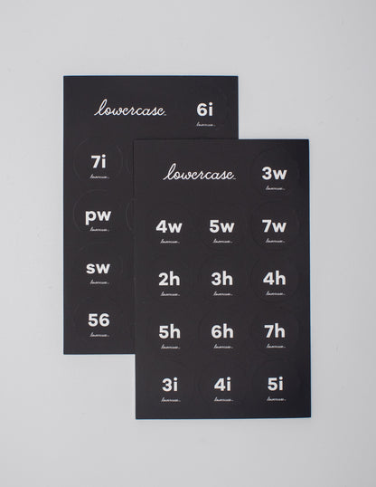 golf club identifier set